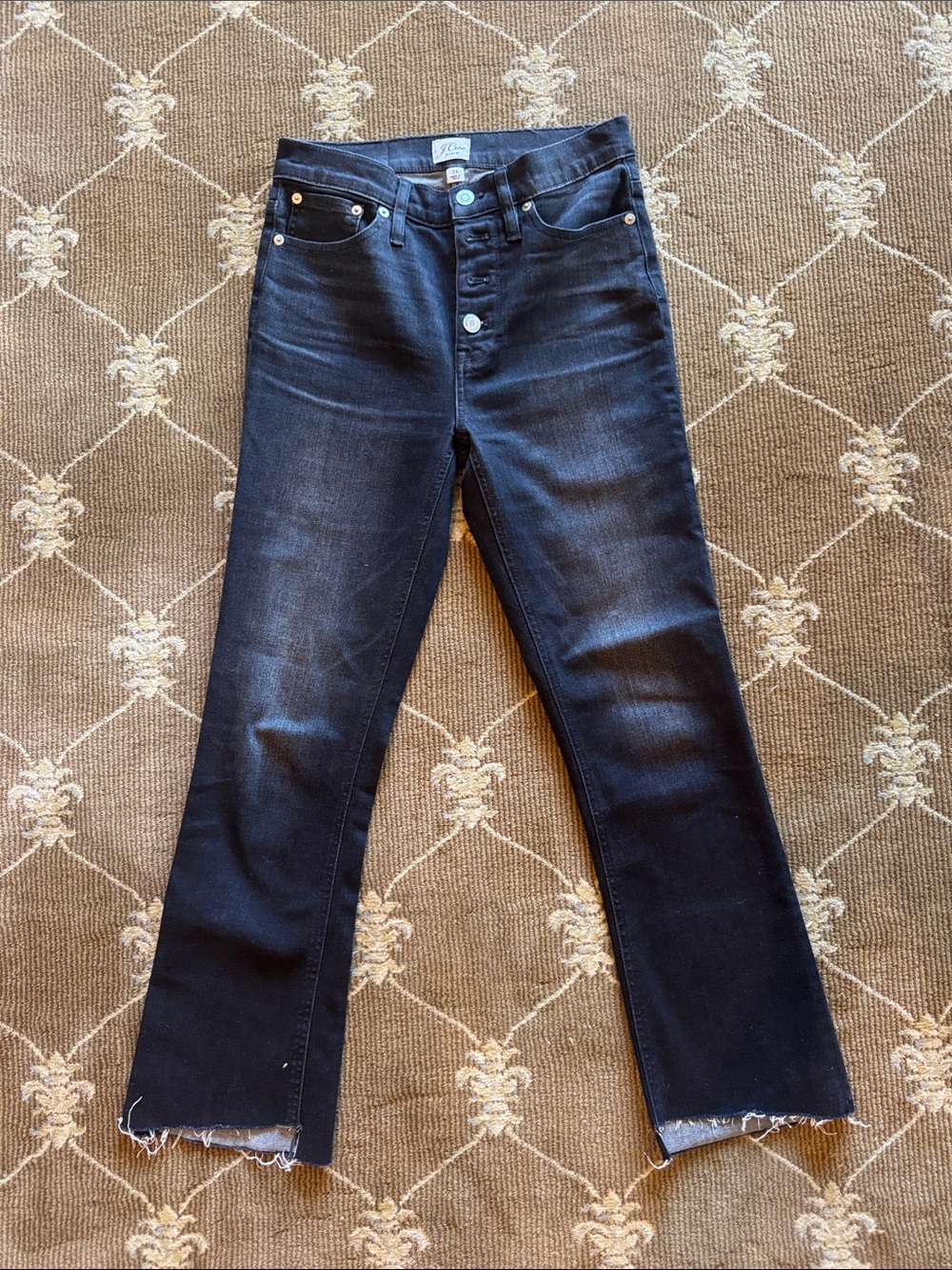 J. Crew Dark Blue Straight Leg Jeans